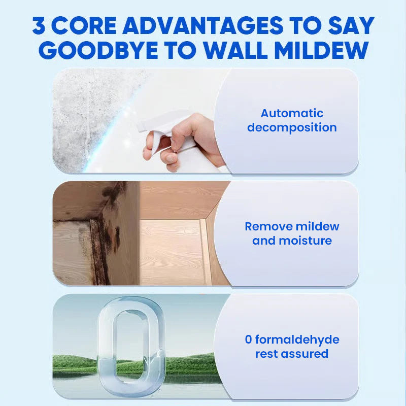 🔥NEW UPGRADED VERSION: 60% OFF + FREESHIPPING🔥TLOPA® Fast Acting Anti-Mold Wall Cleaner Spray