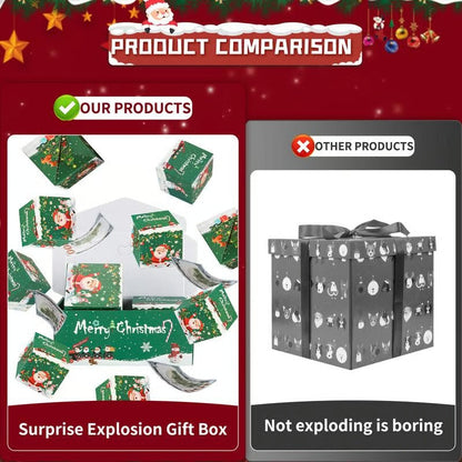 TLOPA® Christmas Surprise Explosion Bouncing Gift Box 🎁