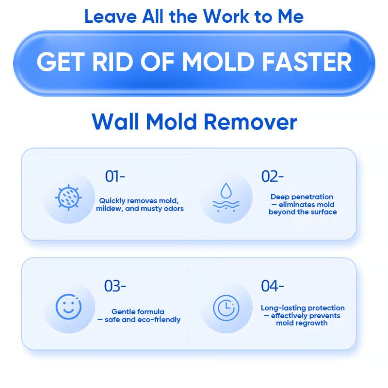 🔥NEW UPGRADED VERSION: 60% OFF + FREESHIPPING🔥TLOPA® Fast Acting Anti-Mold Wall Cleaner Spray