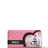 In A Lab It Is Called Chemistry In A Garage It Is Called Felony HHRZ31106011QL Zip Around Leather Wallet