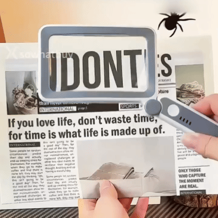 🔥 LAST DAY 60% OFF 🔥 Folding Handheld Magnifying Glass with Light for Reading - See Every Tiny Detail Instantly