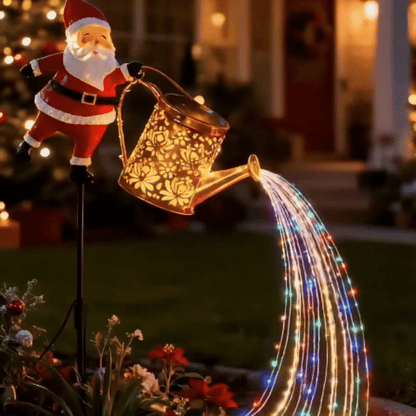 TLOPA® Solar Santa Claus Watering Can Light 🎄