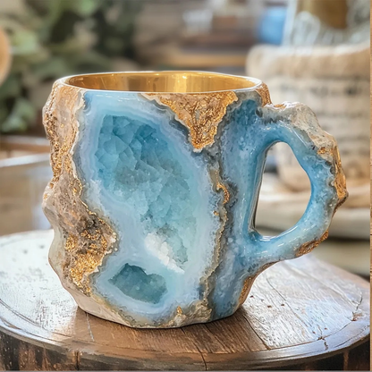 2025 New Mineral Crystal Coffee Mugs