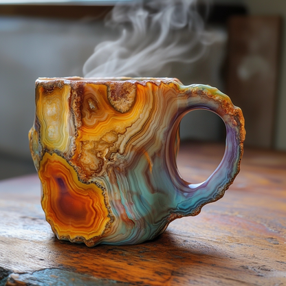 2025 New Mineral Crystal Coffee Mugs