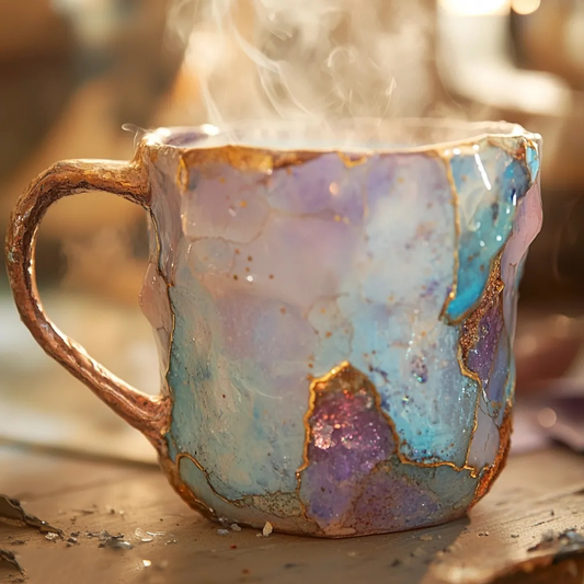 2025 New Mineral Crystal Coffee Mugs