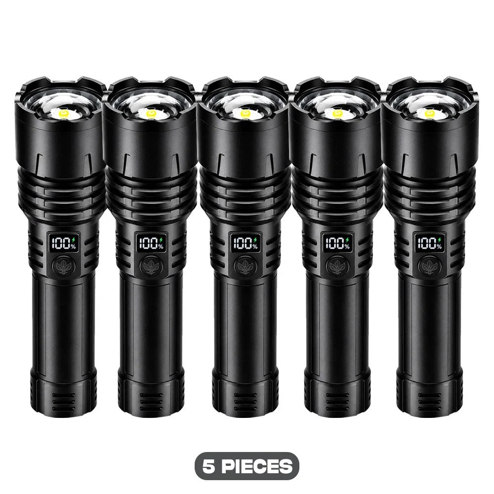 🔥DEAL 70% OFF!!⏰ 🔦 Super Bright Ultimate Tactical Flashlight, 80X Brightness, 120H RUN TIME, Military-Tough CREE LED Power