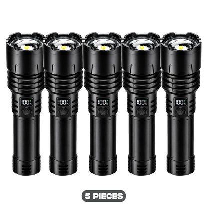 🔥DEAL 70% OFF!!⏰ 🔦 Super Bright Ultimate Tactical Flashlight, 80X Brightness, 120H RUN TIME, Military-Tough CREE LED Power
