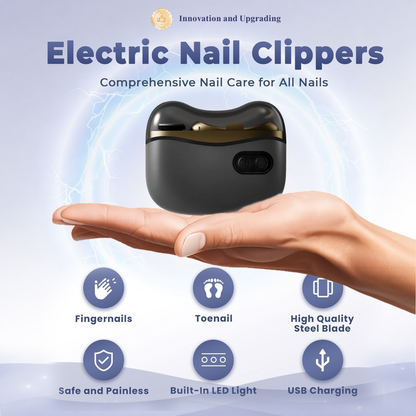✨ 2026 Upgraded 2-in-1 Electric Nail Clipper & Polisher for Adults and Children ✨