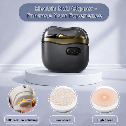 ✨ 2026 Upgraded 2-in-1 Electric Nail Clipper & Polisher for Adults and Children ✨