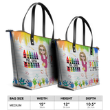 Paraeducator Teacher DNRZ30081567IR Leather Tote Bag