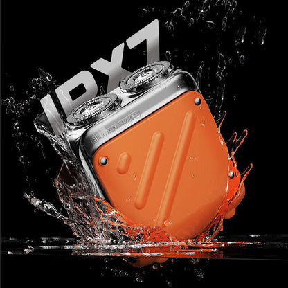 70% OFF + FREE GIFT⏰ Portable Mini Rotary Electric Shaver| 9000RPM Magnetic Dual-Head| Rechargeable IPX7 Waterproof Wet/Dry