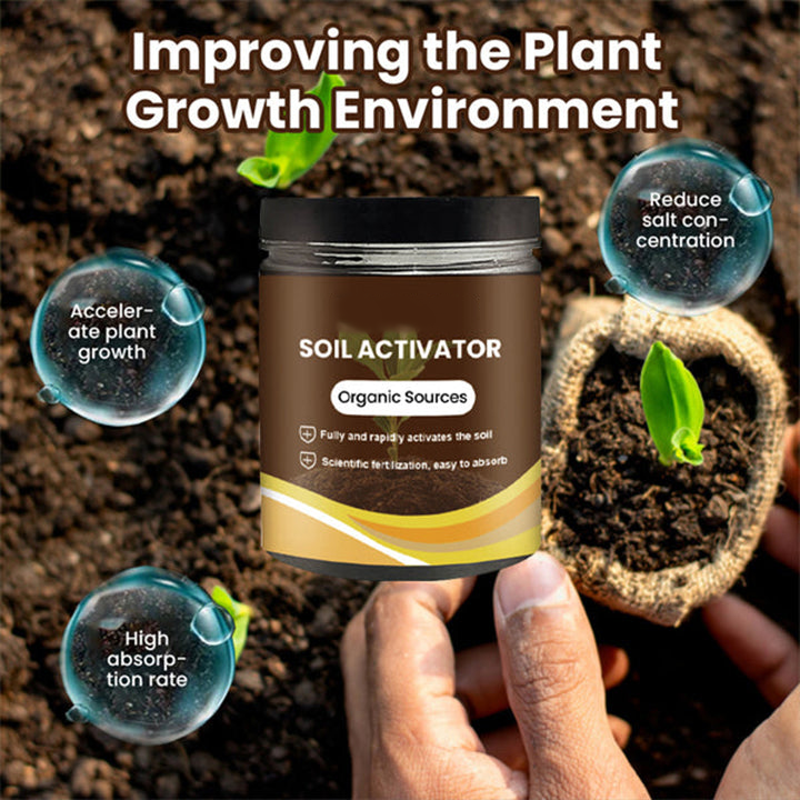 ⏰ Sale 60% OFF🔥 Soil Pro Activator 🌱 Revive Your Soil, Boost Plant Growth Naturally