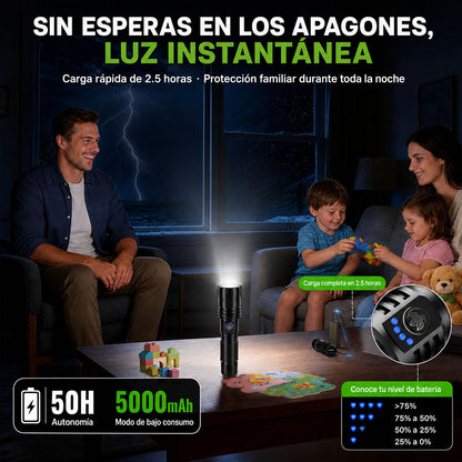 🔥60% DE DESCUENTO!!⏰ 🔦 Super Bright Ultimate Tactical Flashlight, Resistencia de Grado Militar – Diseñada para Cualquier Emergencia