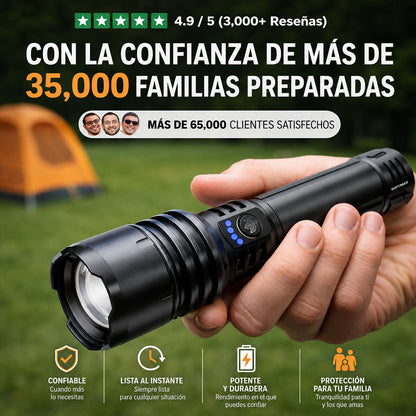🔥60% DE DESCUENTO!!⏰ 🔦 Super Bright Ultimate Tactical Flashlight, Resistencia de Grado Militar – Diseñada para Cualquier Emergencia