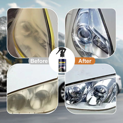 🔥Last Day Promotion 60% OFF⏰2026 Upgraded Car Headlight Cleaning Spray ✨ INSTANTLY RESTORE CRYSTAL-CLEAR HEADLIGHTS