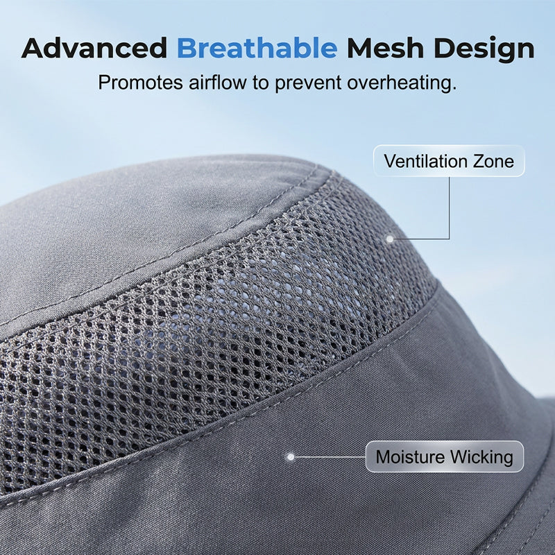 2026 Father's Day 60% OFF ✨ Breathable Fisherman Hat with Solar Fan