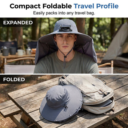 2026 Father's Day 60% OFF ✨ Breathable Fisherman Hat with Solar Fan