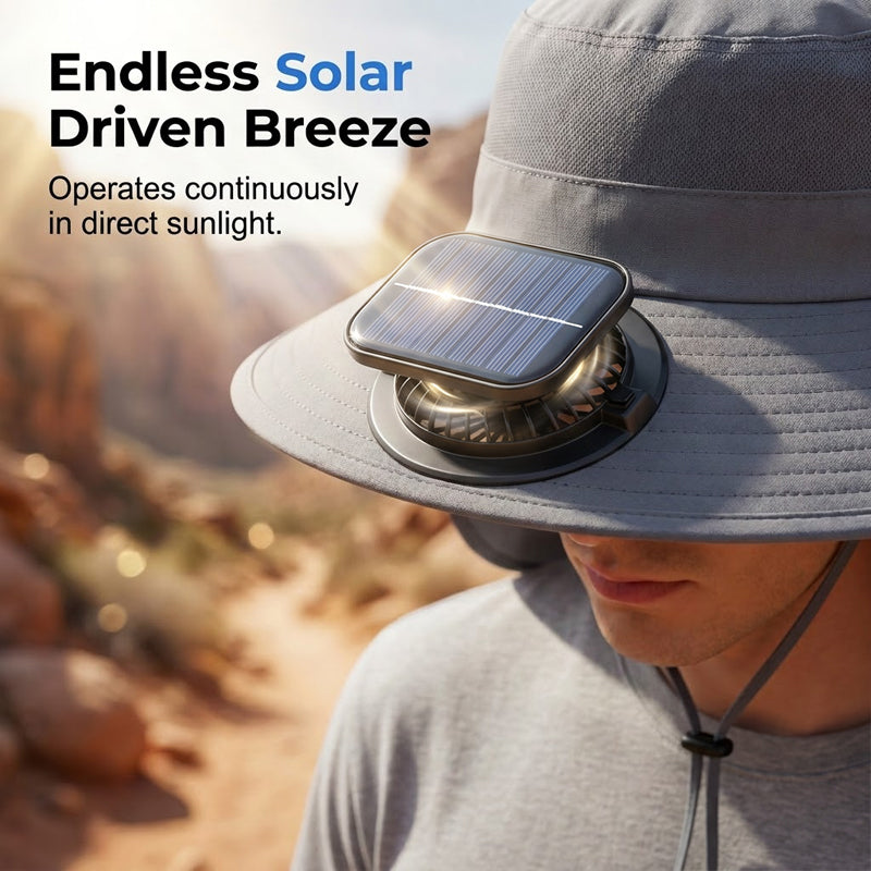 2026 Father's Day 60% OFF ✨ Breathable Fisherman Hat with Solar Fan