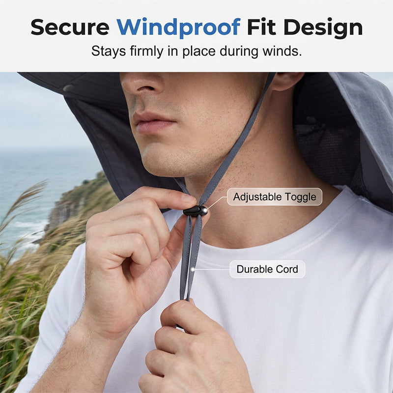 2026 Father's Day 60% OFF ✨ Breathable Fisherman Hat with Solar Fan