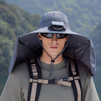 2026 Father's Day 60% OFF ✨ Breathable Fisherman Hat with Solar Fan