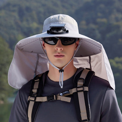2026 Father's Day 60% OFF ✨ Breathable Fisherman Hat with Solar Fan