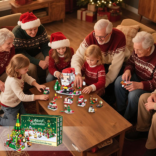 TLOPA® 2025 New Advent Calendar Children's Christmas Building Blocks