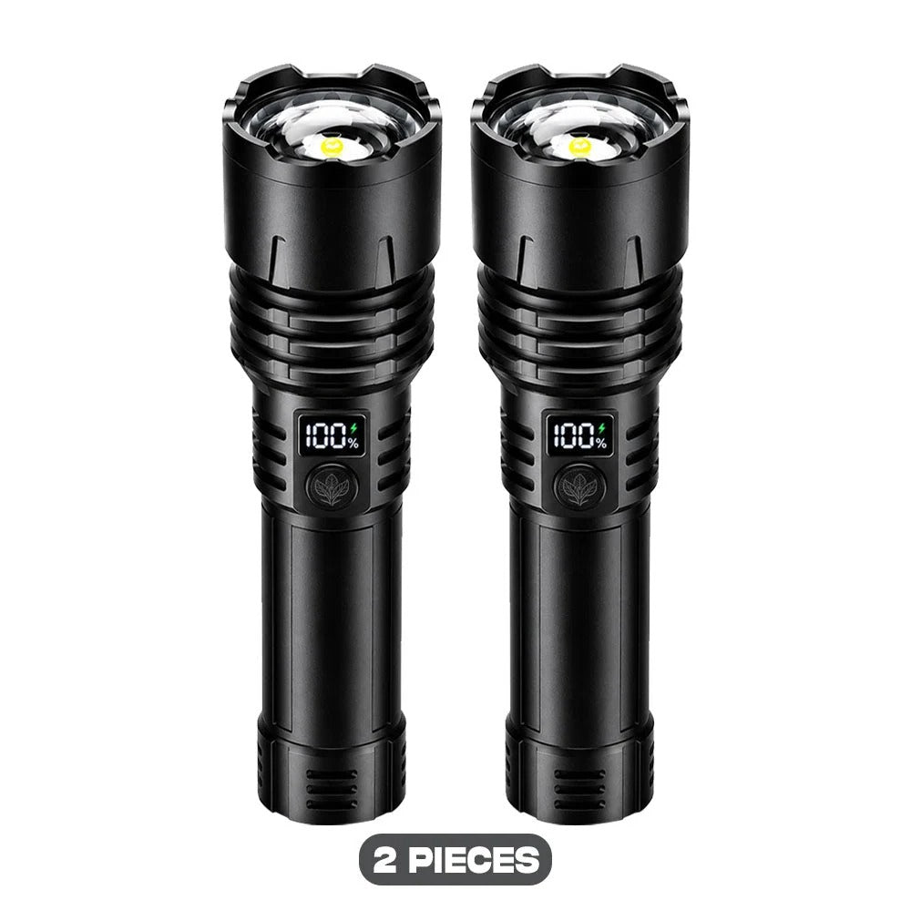 🔥DEAL 70% OFF!!⏰ 🔦 Super Bright Ultimate Tactical Flashlight, 80X Brightness, 120H RUN TIME, Military-Tough CREE LED Power