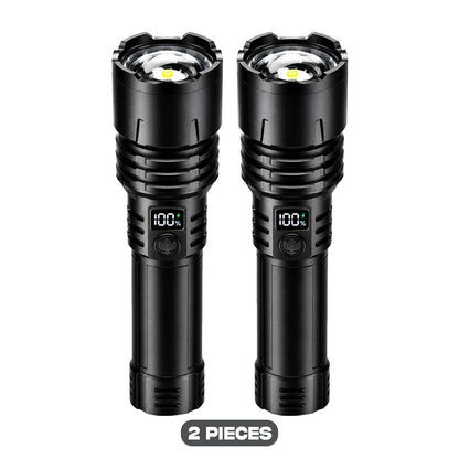 🔥DEAL 70% OFF!!⏰ 🔦 Super Bright Ultimate Tactical Flashlight, 80X Brightness, 120H RUN TIME, Military-Tough CREE LED Power