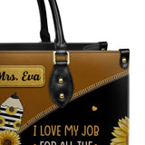 I Love My Job For All The Little Reasons NQAY1403002A Leather Bag