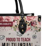 Proud To Teach Multilingual Learners HTLZ0506005A Leather Bag