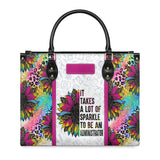It Takes Lots Of Sparkle To Be An Administrator HTLZ1406001A Leather Bag